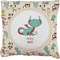 Chinese Zodiac Faux-Linen Throw Pillow 18" (Personalized)