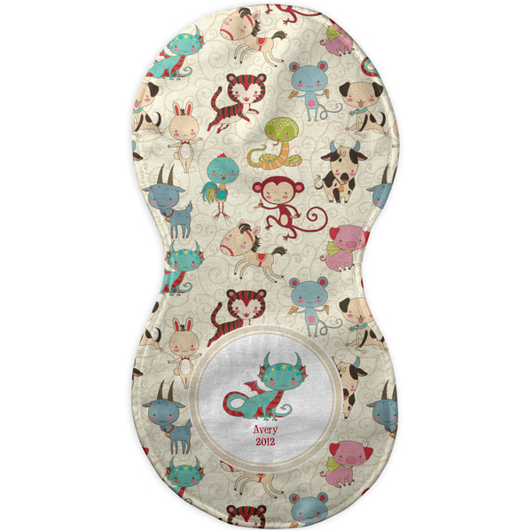 Chinese Zodiac Burp Peanut Shaped Flat