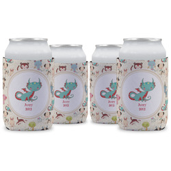 Chinese Zodiac Can Cooler (12 oz) - Set of 4 w/ Name or Text