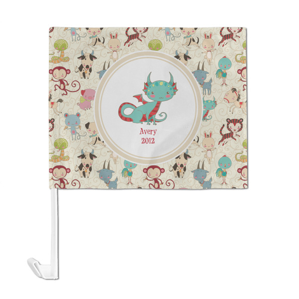 Chinese Zodiac Car Flag - Large - FRONT