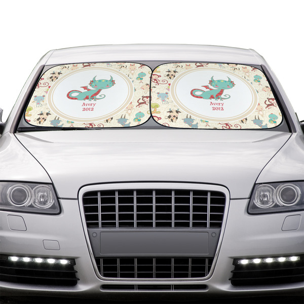 Chinese Zodiac Car Sun Shades - IN CONTEXT