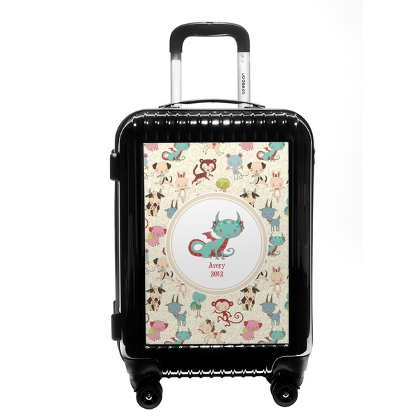 Custom Chinese Zodiac Carry On Hard Shell Suitcase (Personalized)