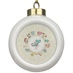 Chinese Zodiac Ceramic Ball Ornament (Personalized)