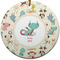 Chinese Zodiac Ceramic Flat Ornament - Circle (Front)