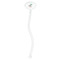 Chinese Zodiac Clear Plastic 7" Stir Stick - Oval - Single Stick