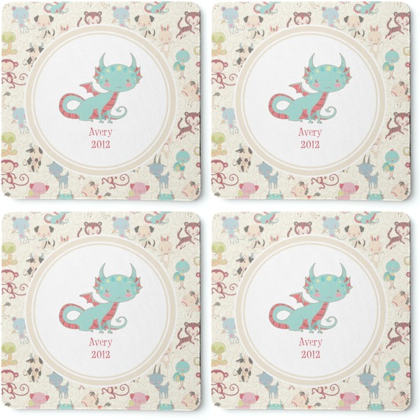 Chinese Zodiac Coaster Rubber Back - Apvl