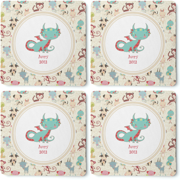 Chinese Zodiac Coaster Rubber Back - Apvl