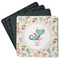 Chinese Zodiac Square Rubber Backed Coasters - Set of 4 (Personalized)