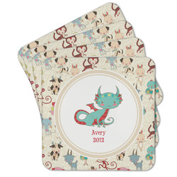 Chinese Zodiac Cork Coaster - Set of 4 w/ Name or Text