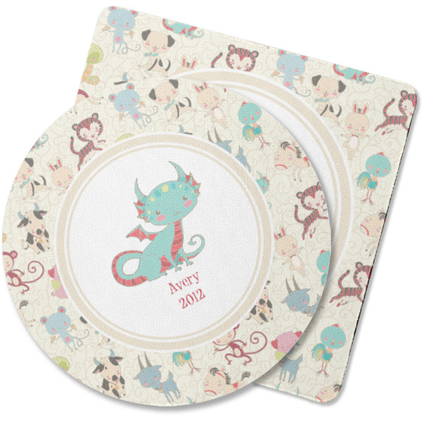 Custom Chinese Zodiac Rubber Backed Coaster (Personalized)