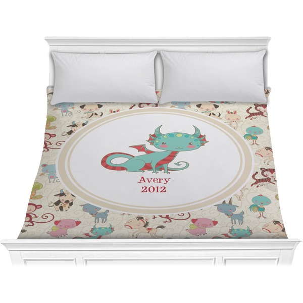 Custom Chinese Zodiac Comforter - King (Personalized)