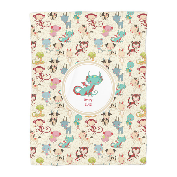 Chinese Zodiac Comforter - Twin - Front