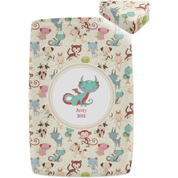 Chinese Zodiac Crib Fitted Sheet - Apvl