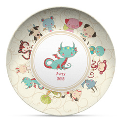 Chinese Zodiac Microwave Safe Plastic Plate - Composite Polymer (Personalized)