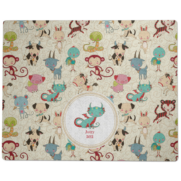 Chinese Zodiac Dog Food Mat - Large without Bowls