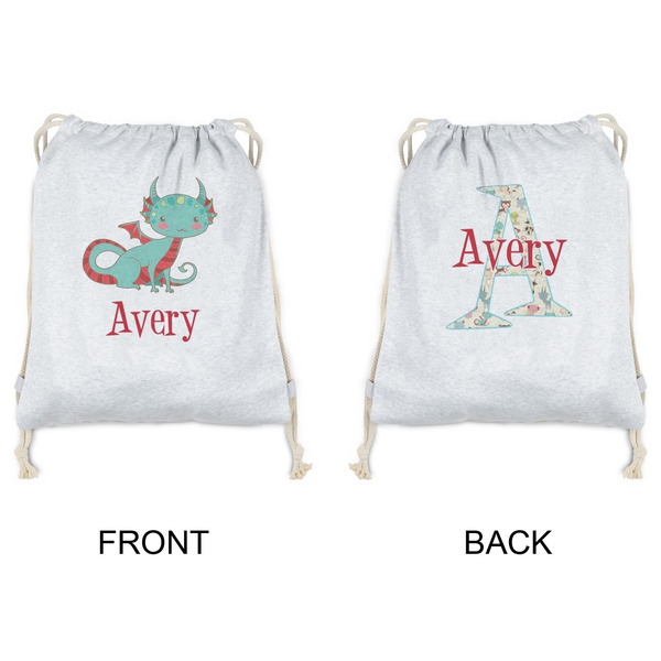 Chinese Zodiac Drawstring Backpacks - Sweatshirt Fleece - Double Sided - APPROVAL