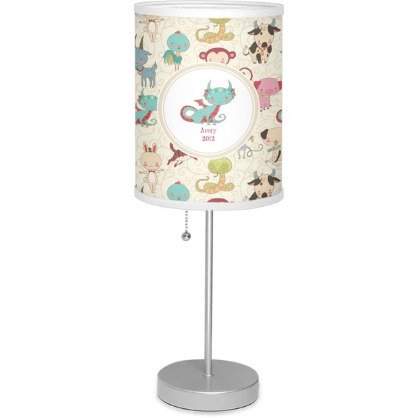 Custom Chinese Zodiac Lamp with Drum Shade (Personalized)
