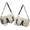 Chinese Zodiac Duffle bag small front and back sides