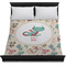 Chinese Zodiac Duvet Cover - Queen - On Bed - No Prop