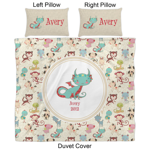 Chinese Zodiac Duvet Cover Set - King - Approval