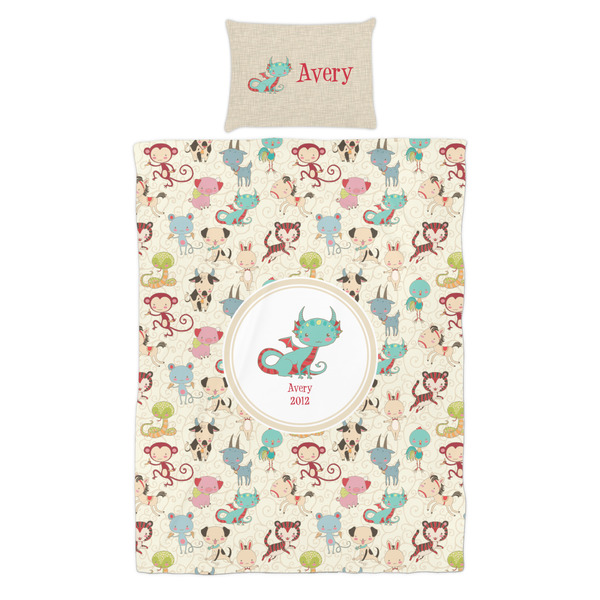 Chinese Zodiac Duvet Cover Set - Twin - Alt Approval