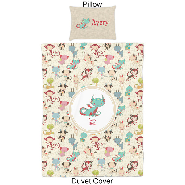 Chinese Zodiac Duvet Cover Set - Twin - Approval