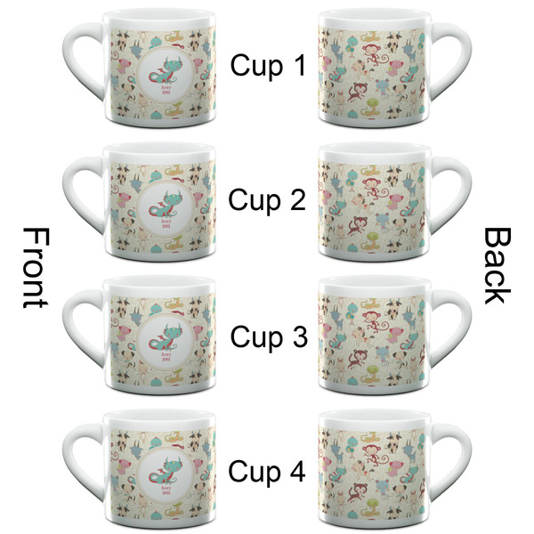 Chinese Zodiac Espresso Cup - 6oz (Double Shot Set of 4) APPROVAL