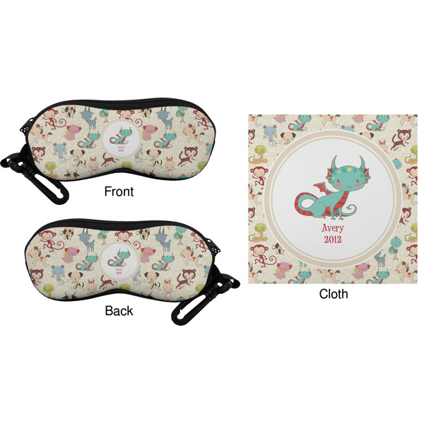 Chinese Zodiac Eyeglass Case & Cloth (Approval)