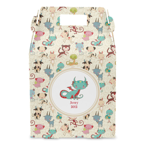 Chinese Zodiac Gable Favor Box - Front