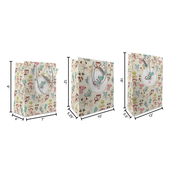 Chinese Zodiac Gift Bags - All Sizes - Dimensions