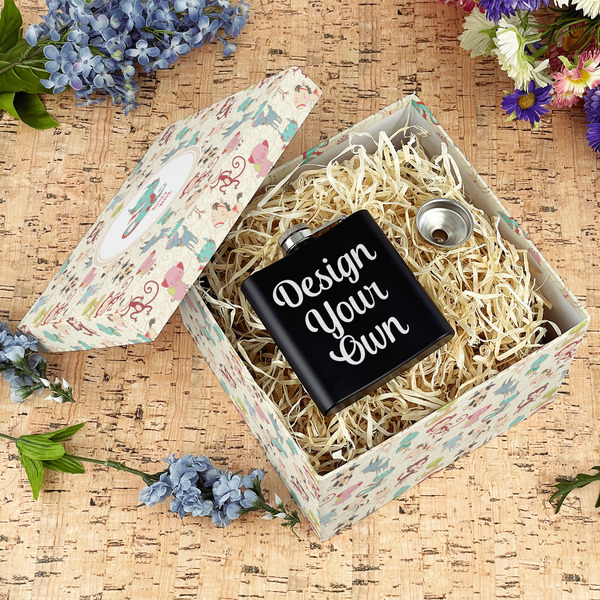 Chinese Zodiac Gift Boxes with Lid - Canvas Wrapped - Large - In Context