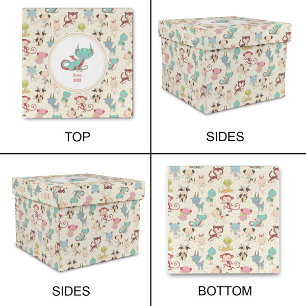 Chinese Zodiac Gift Boxes with Lid - Canvas Wrapped - Medium - Approval
