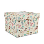 Chinese Zodiac Gift Box with Lid - Canvas Wrapped - Medium (Personalized)