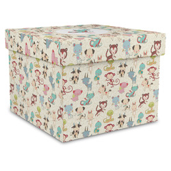 Chinese Zodiac Gift Box with Lid - Canvas Wrapped - X-Large (Personalized)