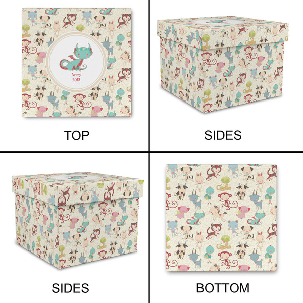 Chinese Zodiac Gift Boxes with Lid - Canvas Wrapped - XX-Large - Approval