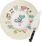 Chinese Zodiac Round Glass Cutting Board (Personalized)