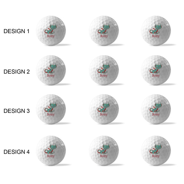 Chinese Zodiac Golf Balls - Generic - Set of 12 - APPROVAL