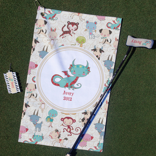 Custom Chinese Zodiac Golf Towel Gift Set (Personalized)