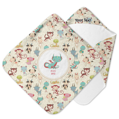 Chinese Zodiac Hooded Baby Towel (Personalized)