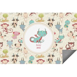 Chinese Zodiac Indoor / Outdoor Rug (Personalized)