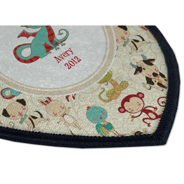 Chinese Zodiac Iron on Shield 3 Detail