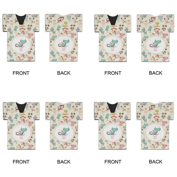 Chinese Zodiac Jersey Bottle Cooler - Set of 4 - APPROVAL