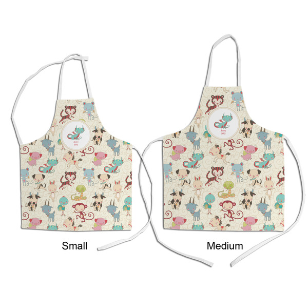 Chinese Zodiac Kid's Aprons - Comparison