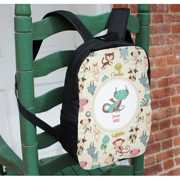 Chinese Zodiac Kids Backpack - In Context