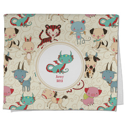 Chinese Zodiac Kitchen Towel - Poly Cotton w/ Name or Text