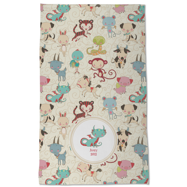 Chinese Zodiac Kitchen Towel - Poly Cotton - Full Front
