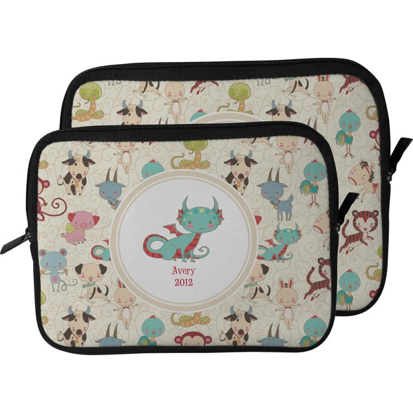 Chinese Zodiac Laptop Sleeve (Size Comparison)
