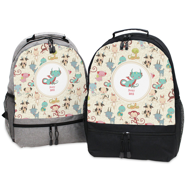 Chinese Zodiac Large Backpacks - Both
