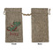 Chinese Zodiac Large Burlap Gift Bags - Front Approval