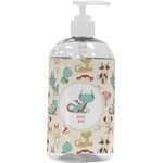 Chinese Zodiac Plastic Soap / Lotion Dispenser (16 oz - Large - White) (Personalized)